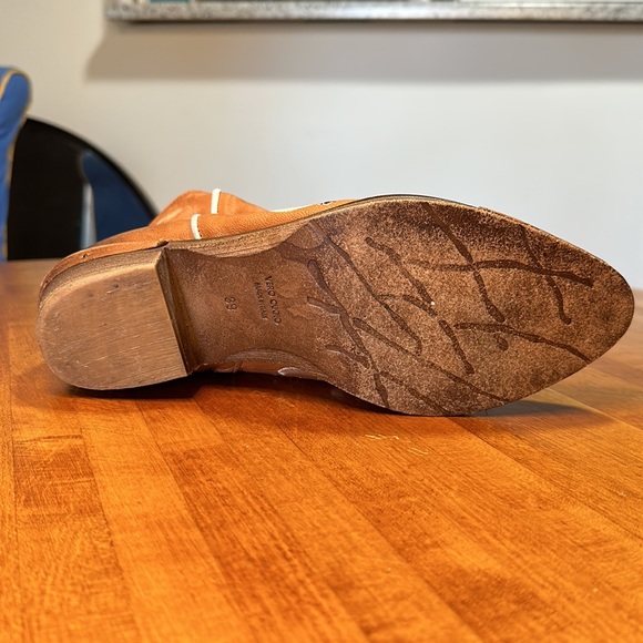 Sundance Embroidered Short Leather Boots - Picture 10 of 10